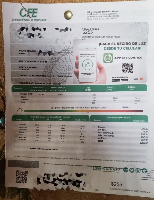 Mexico cfebill