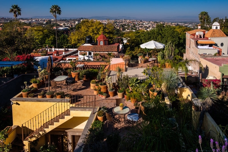 Roof Patio of House
