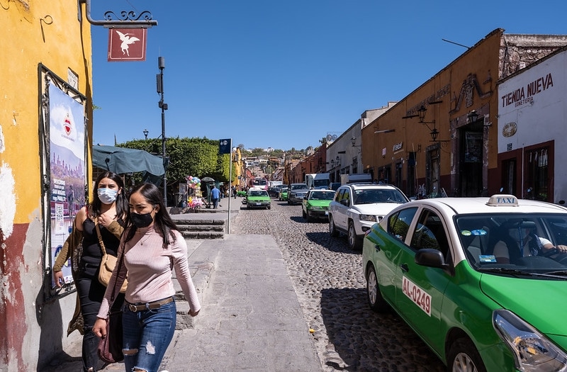 Taxi in San Miguel de Allende