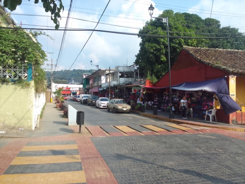 Vista de calle en el centro de Veracruz